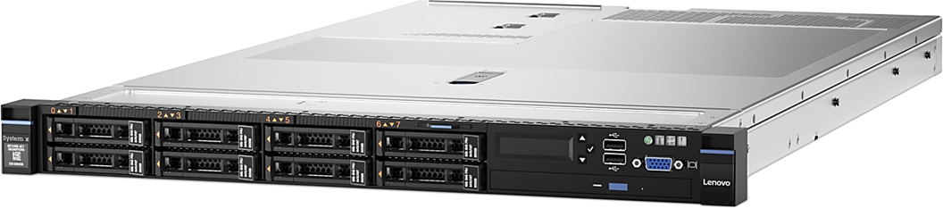 Lenovo System x3550 M5 4 Bay LFF 1U Rackmount Server